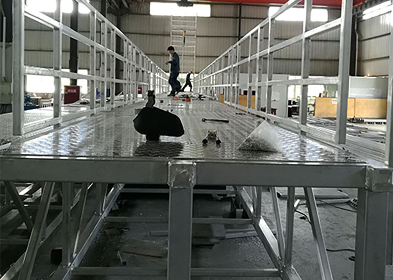 鋁合金橋檢車主結構